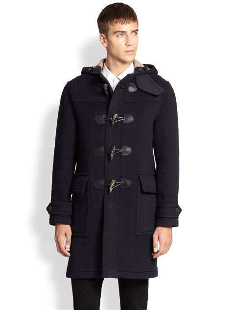 men's Burberry duffle coat